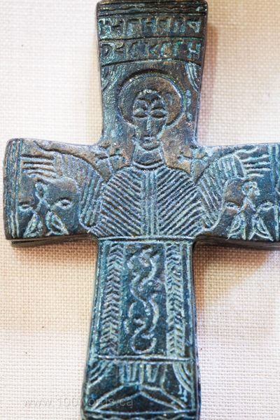 A Christian artifact from the Archaeological Museum of Ancient Corinth.