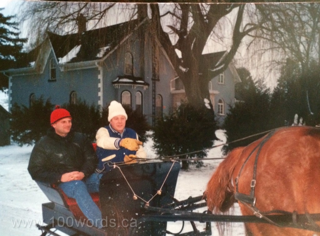 Some winter fun with Franklin Graham many years ago.