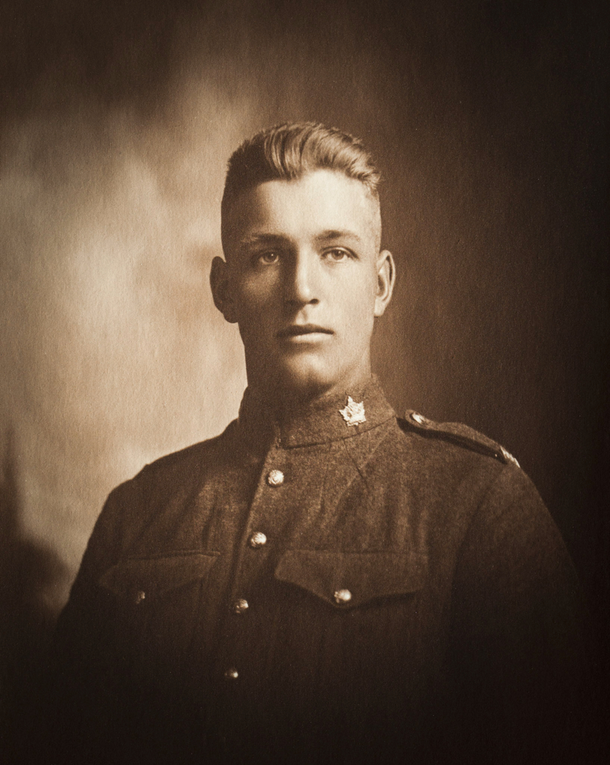 My Father, Roy Lake Mainse, in his WWI army uniform.